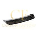 V Style Carbon Fibre 3 Pieces Rear Diffuser for Tesla Model 3 16-23