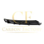 V Style Carbon Fibre 3 Pieces Rear Diffuser for Tesla Model 3 16-23