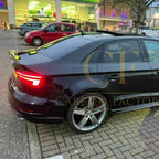 V Style Carbon Fibre Boot Spoiler for Audi A3 S3 RS3 Saloon 13-20