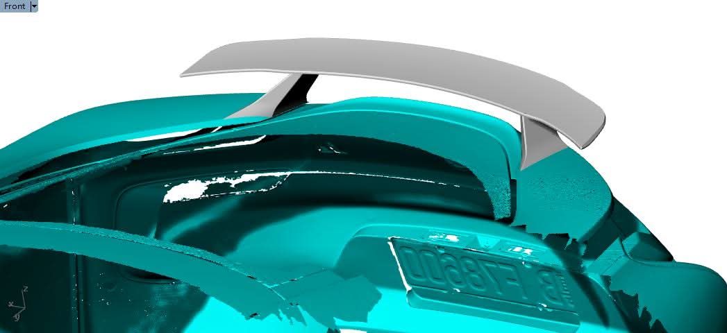 V Style Carbon Fibre Boot Spoiler for BMW i8 14-18