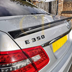 V Style Carbon Fibre Boot Spoiler for Mercedes Benz W212 E Class Saloon 10-17