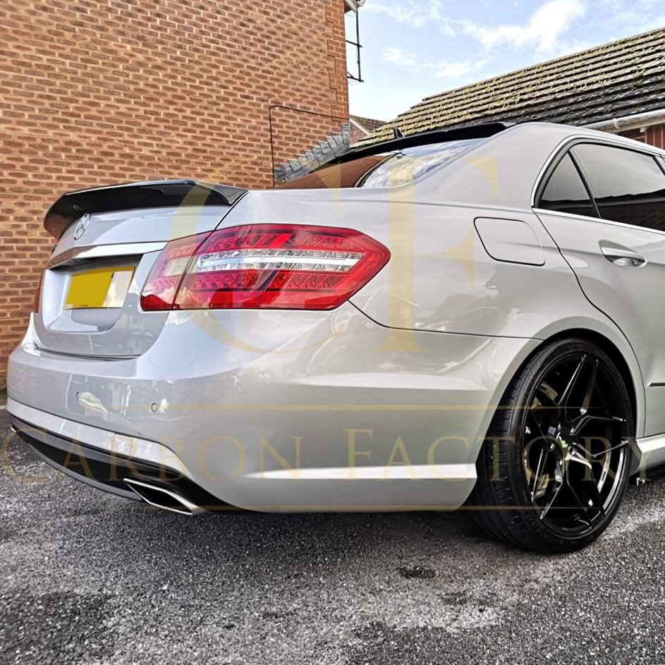 V Style Carbon Fibre Boot Spoiler for Mercedes Benz W212 E Class Saloon 10-17