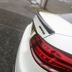 V Style Carbon Fibre Boot Spoiler for Mercedes Benz W212 E Class Saloon 10-17
