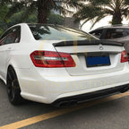 V Style Carbon Fibre Boot Spoiler for Mercedes Benz W212 E Class Saloon 10-17