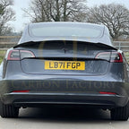V Style Carbon Fibre Boot Spoiler for Tesla Model 3 16-23