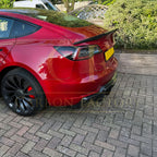 V Style Carbon Fibre Boot Spoiler for Tesla Model 3 16-23