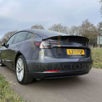 V Style Carbon Fibre Boot Spoiler for Tesla Model 3 16-23