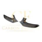 V Style Carbon Fibre Front Bumper Covers for BMW G30 5 Series M Sport 17-20