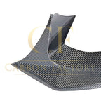 V Style Carbon Fibre Front Bumper Covers for BMW G30 5 Series M Sport 17-20