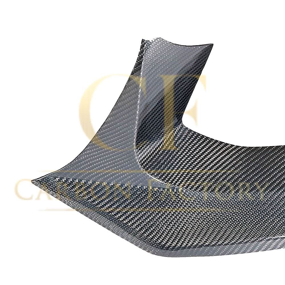 V Style Carbon Fibre Front Bumper Covers for BMW G30 5 Series M Sport 17-20