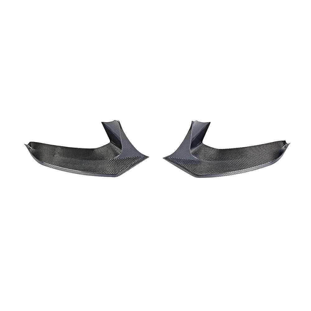 V Style Carbon Fibre Front Bumper Covers for BMW G30 5 Series M Sport 17-20