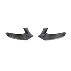 V Style Carbon Fibre Front Bumper Covers for BMW G30 5 Series M Sport 17-20