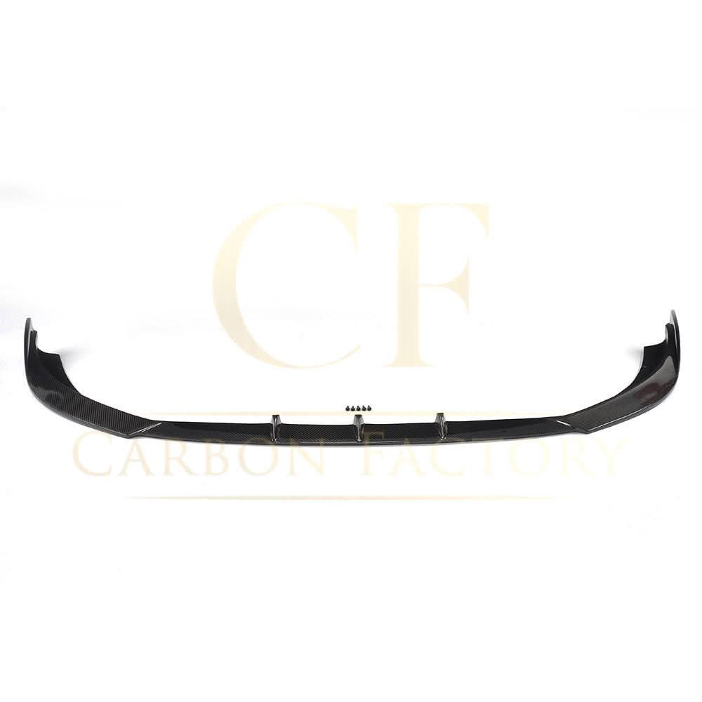 V Style Carbon Fibre Front Splitter for Audi A3 Hatchback S Line & S3 13-15