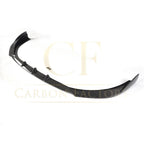 V Style Carbon Fibre Front Splitter for Audi A3 Hatchback S Line & S3 13-15