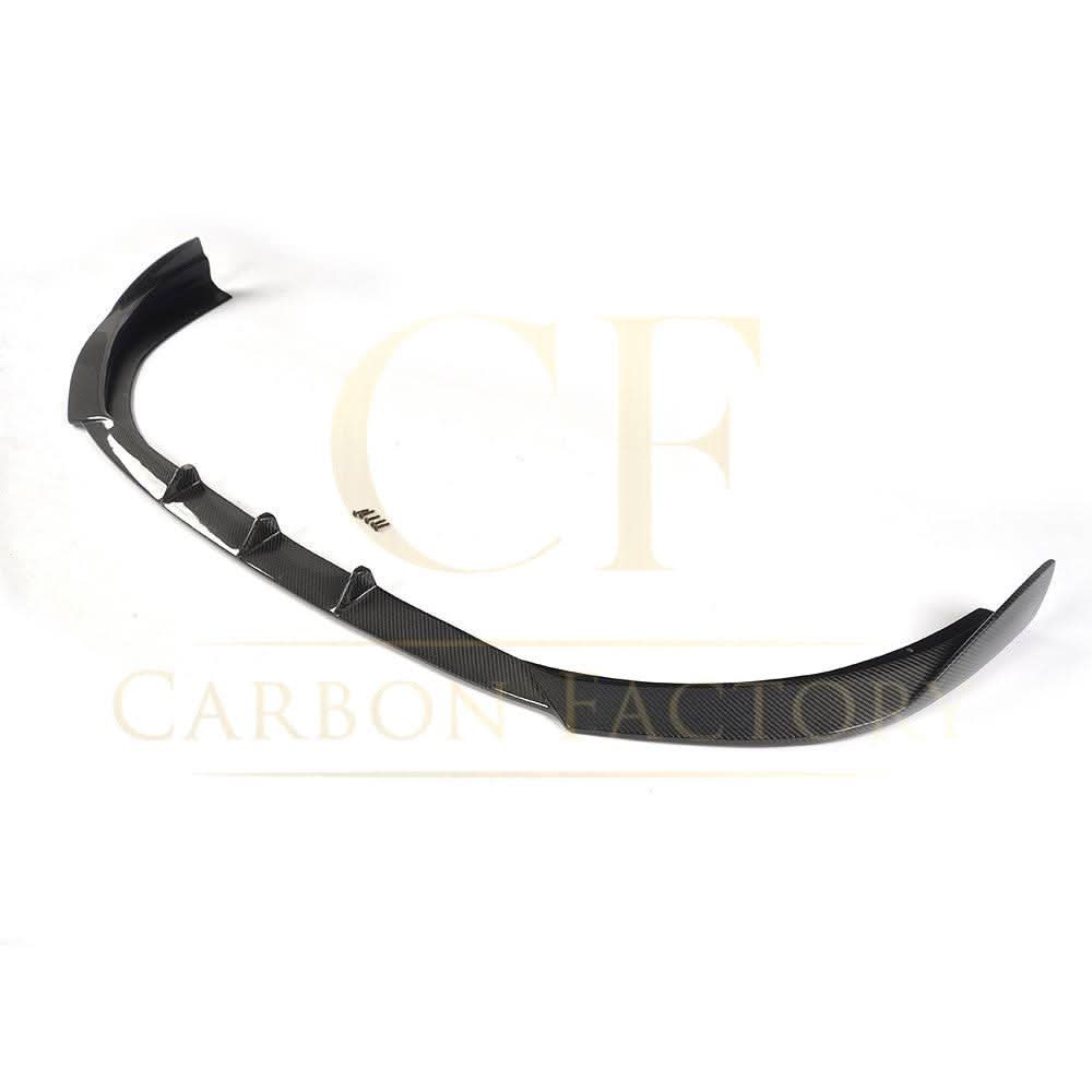 V Style Carbon Fibre Front Splitter for Audi A3 Hatchback S Line & S3 13-15