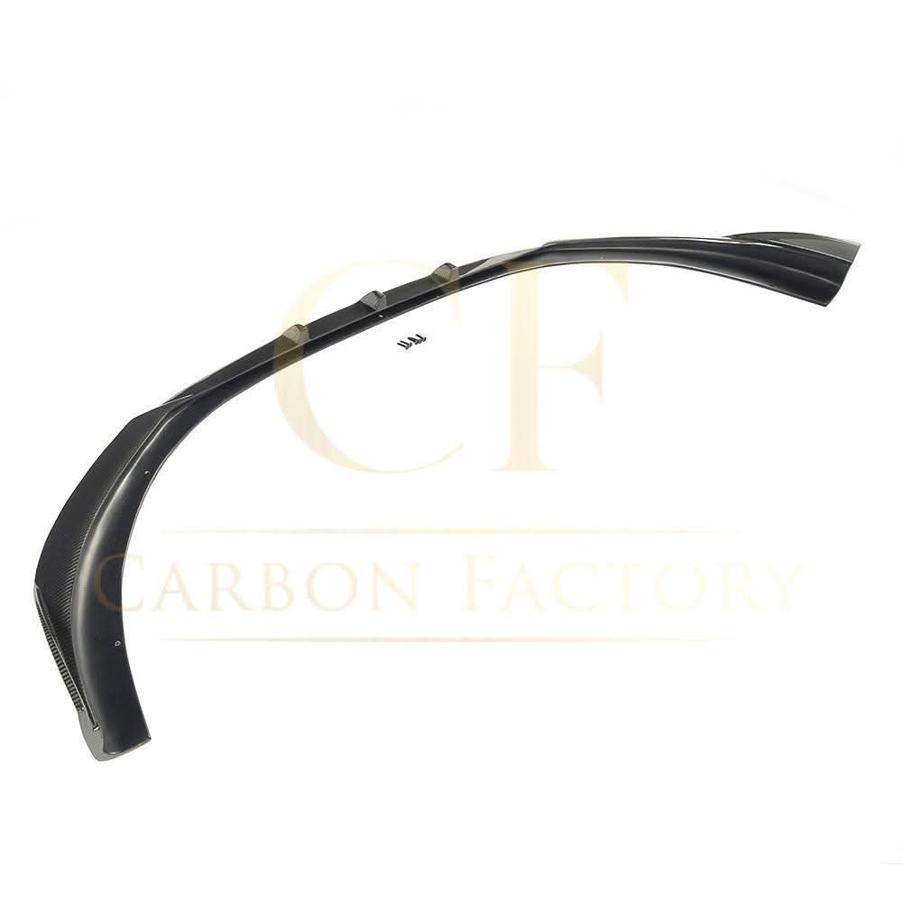 V Style Carbon Fibre Front Splitter for Audi A3 Hatchback S Line & S3 13-15