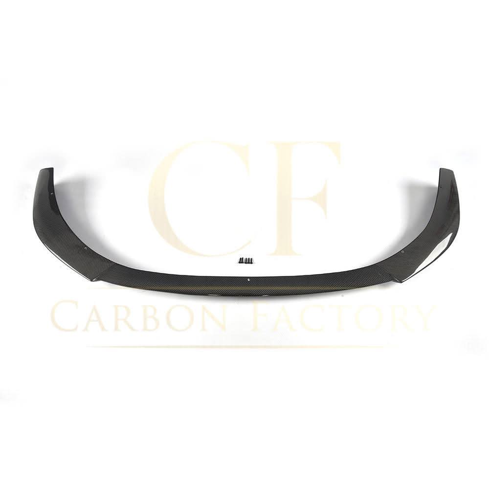 V Style Carbon Fibre Front Splitter for Audi A3 Hatchback S Line & S3 13-15