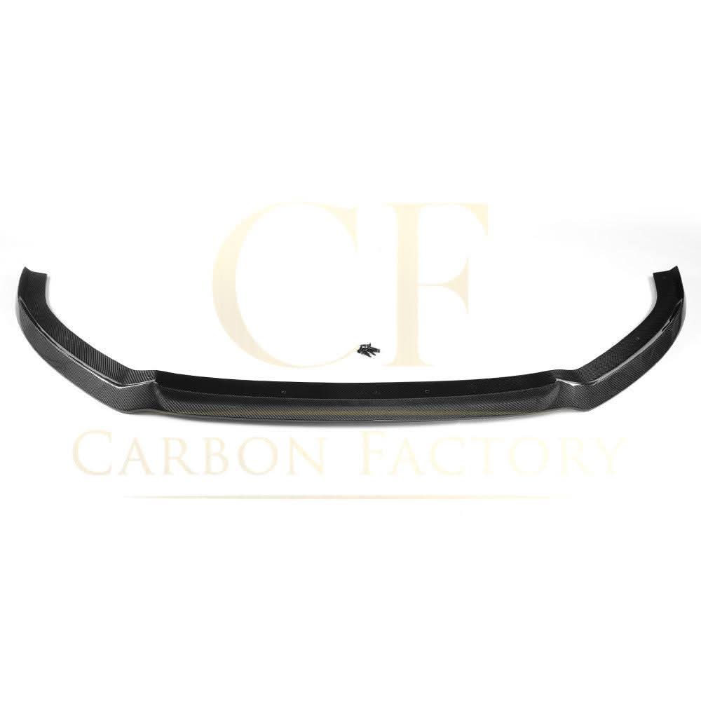 V Style Carbon Fibre Front Splitter for Audi A3 Hatchback S Line & S3 16-19