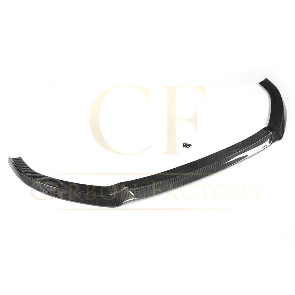 V Style Carbon Fibre Front Splitter for Audi A3 Hatchback S Line & S3 16-19