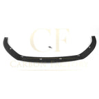 V Style Carbon Fibre Front Splitter for Audi A3 Hatchback S Line & S3 16-19