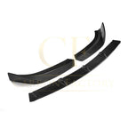 V Style Carbon Fibre Front Splitter for Audi A3 Saloon S Line & S3 16-19