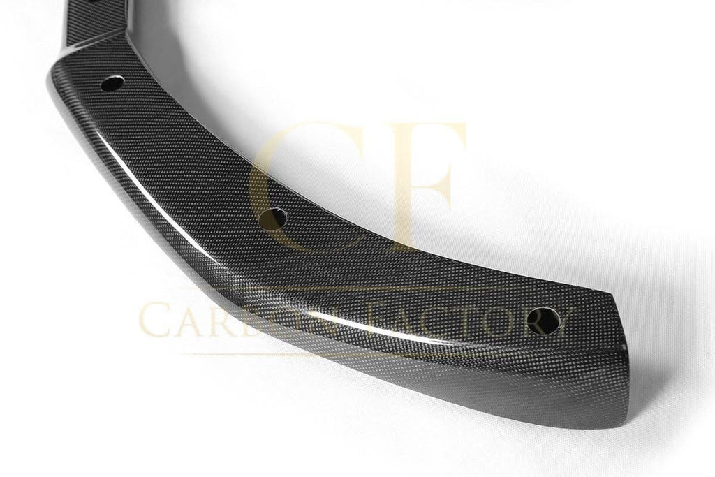 V Style Carbon Fibre Front Splitter for Audi A4 B8 S Line 08-12