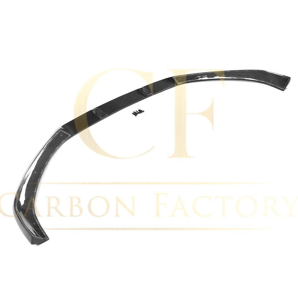 V Style Carbon Fibre Front Splitter for Audi A4 B9 Non S Line 15-19