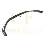 V Style Carbon Fibre Front Splitter for Audi A4 B9 Non S Line 15-19
