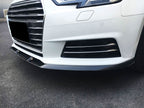 V Style Carbon Fibre Front Splitter for Audi A4 B9 Non S Line 15-19