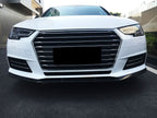 V Style Carbon Fibre Front Splitter for Audi A4 B9 Non S Line 15-19