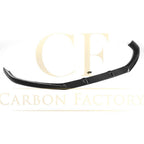 V Style Carbon Fibre Front Splitter for Audi A4 B9 Non S Line 15-19