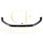 V Style Carbon Fibre Front Splitter for Audi A4 B9 Non S Line 15-19