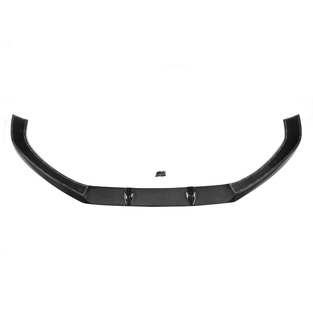 V Style Carbon Fibre Front Splitter for Audi A4 B9 Non S Line 15-19