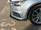 V Style Carbon Fibre Front Splitter for Audi A4 B9 S Line & S4 15-19