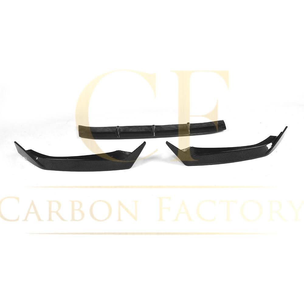 V Style Carbon Fibre Front Splitter for Audi A4 B9 S Line & S4 15-19