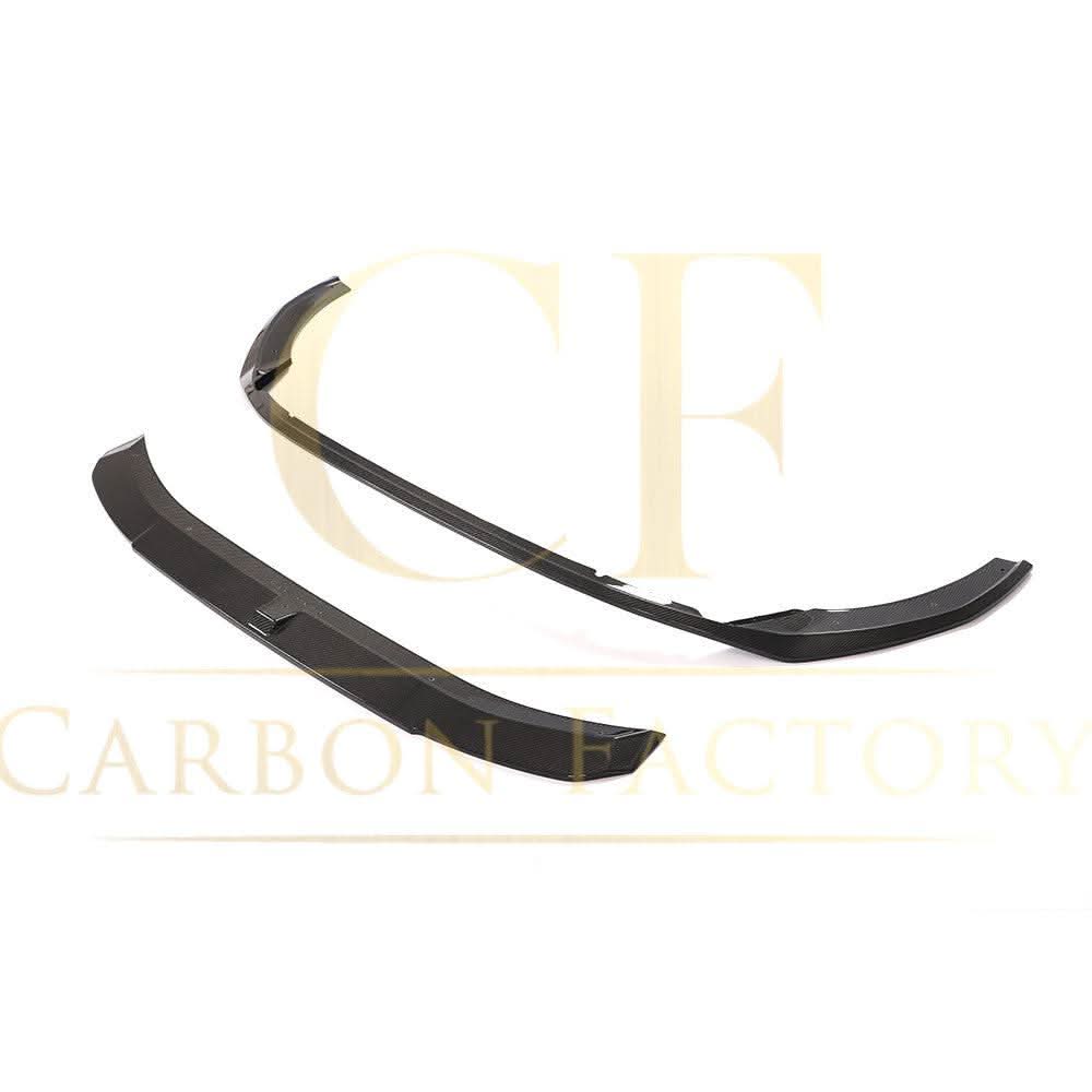 V Style Carbon Fibre Front Splitter for Audi A4 B9.5 S Line & S4 20-25