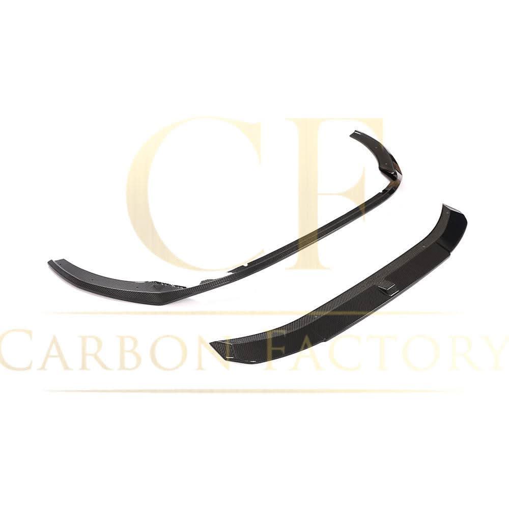 V Style Carbon Fibre Front Splitter for Audi A4 B9.5 S Line & S4 20-25