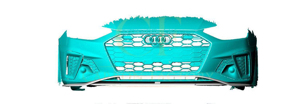 V Style Carbon Fibre Front Splitter for Audi A4 B9.5 S Line & S4 20-25