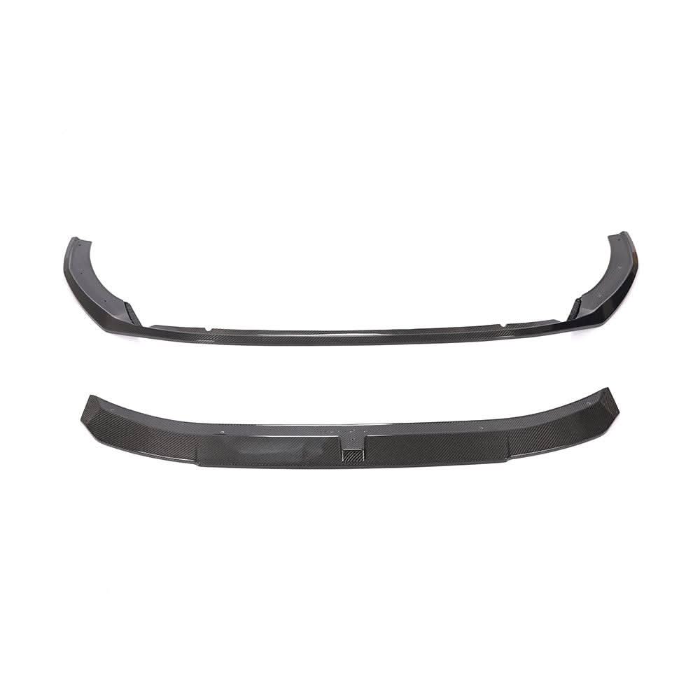 V Style Carbon Fibre Front Splitter for Audi A4 B9.5 S Line & S4 20-25