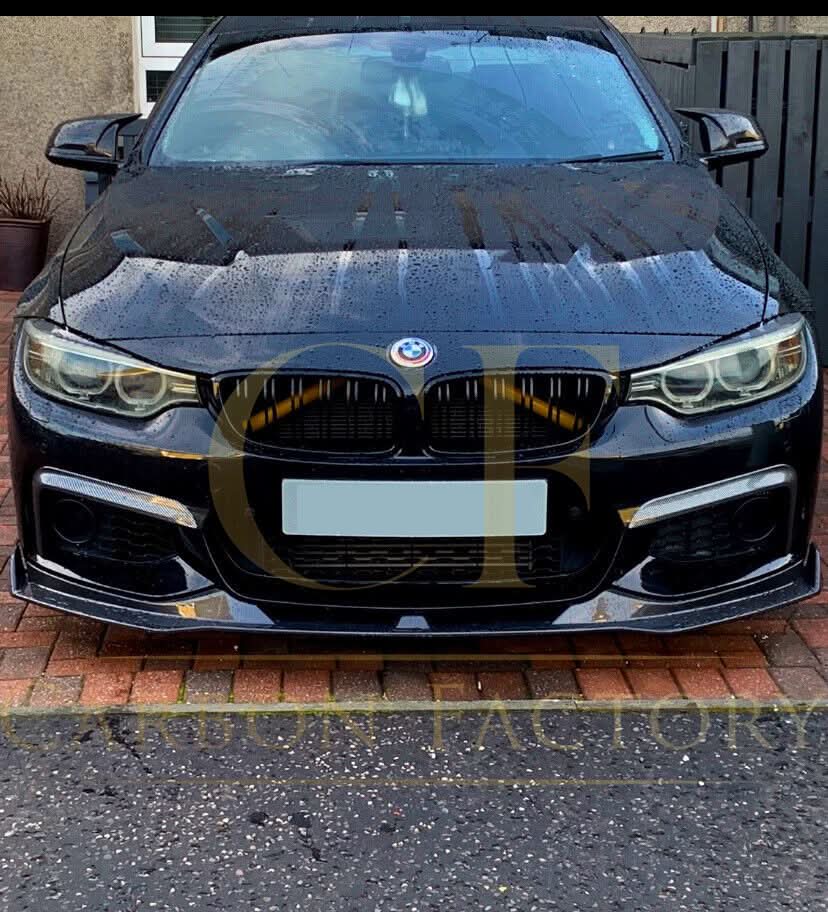 V Style Carbon Fibre Front Splitter for BMW F32 F33 F36 4 Series 14-20