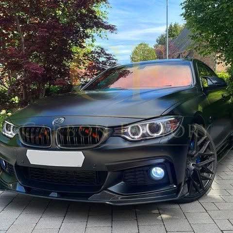 V Style Carbon Fibre Front Splitter for BMW F32 F33 F36 4 Series 14-20