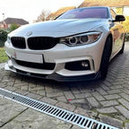 V Style Carbon Fibre Front Splitter for BMW F32 F33 F36 4 Series 14-20