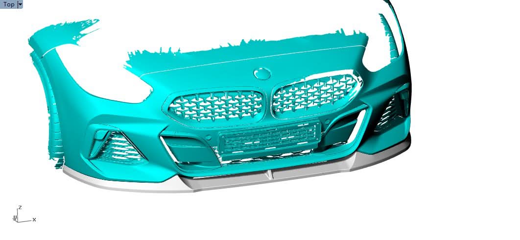 V Style Carbon Fibre Front Splitter for BMW G29 Z4 19-Present