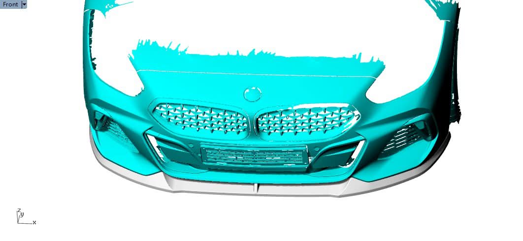V Style Carbon Fibre Front Splitter for BMW G29 Z4 19-Present