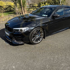 V Style Carbon Fibre Front Splitter for BMW G30 5 Series M Sport 17-20