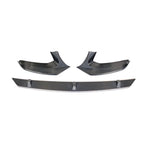 V Style Carbon Fibre Front Splitter for BMW G30 5 Series M Sport 17-20