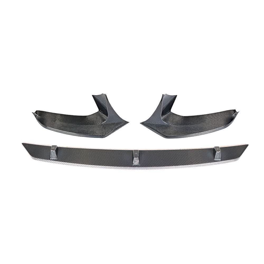 V Style Carbon Fibre Front Splitter for BMW G30 5 Series M Sport 17-20