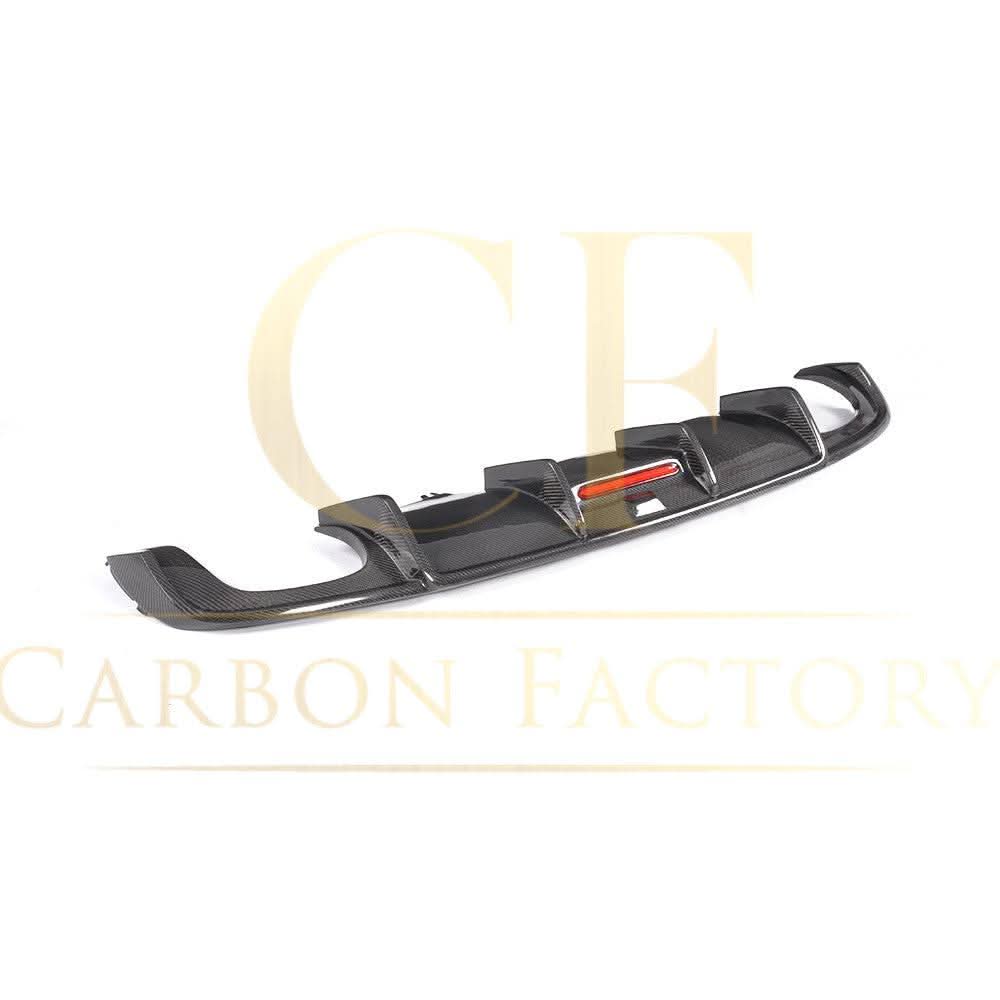 V Style Carbon Fibre Rear Diffuser for Audi A4 B9 Non S Line 16-18