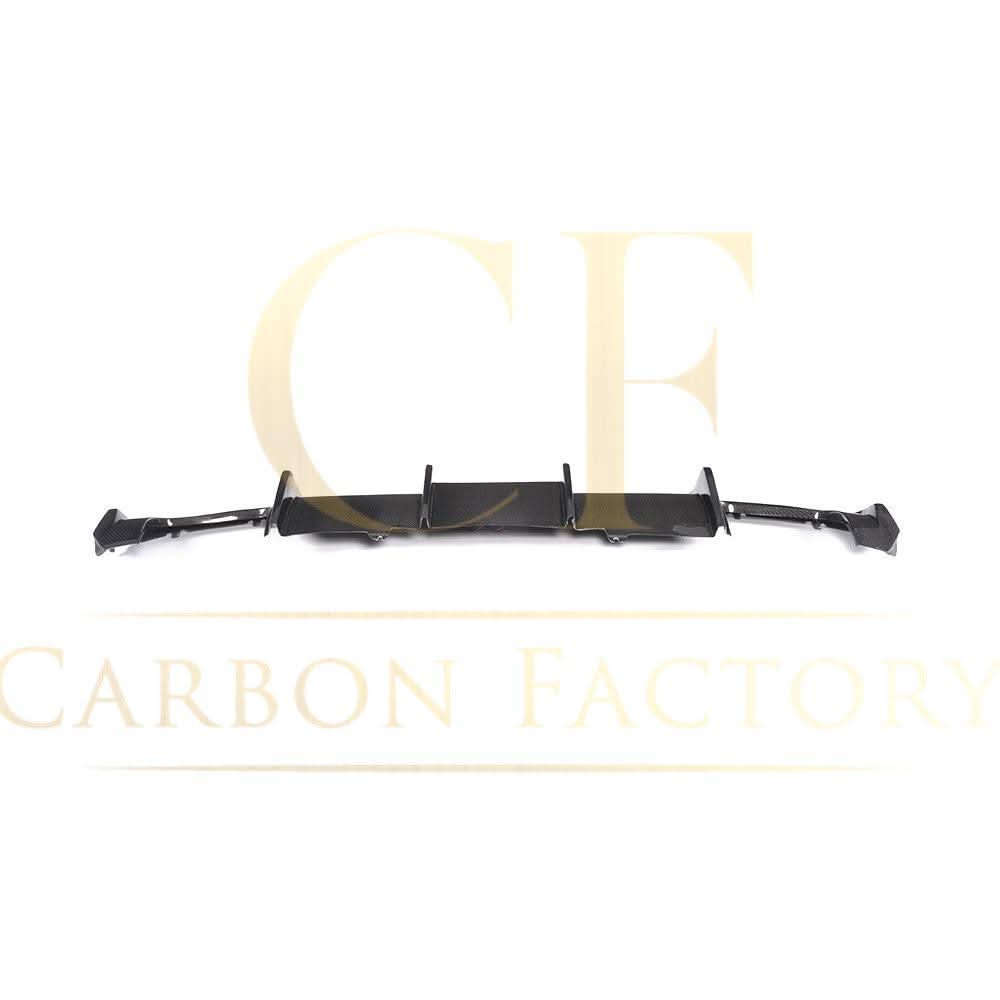 V Style Carbon Fibre Rear Diffuser for Audi A4 B9 Non S Line 16-18
