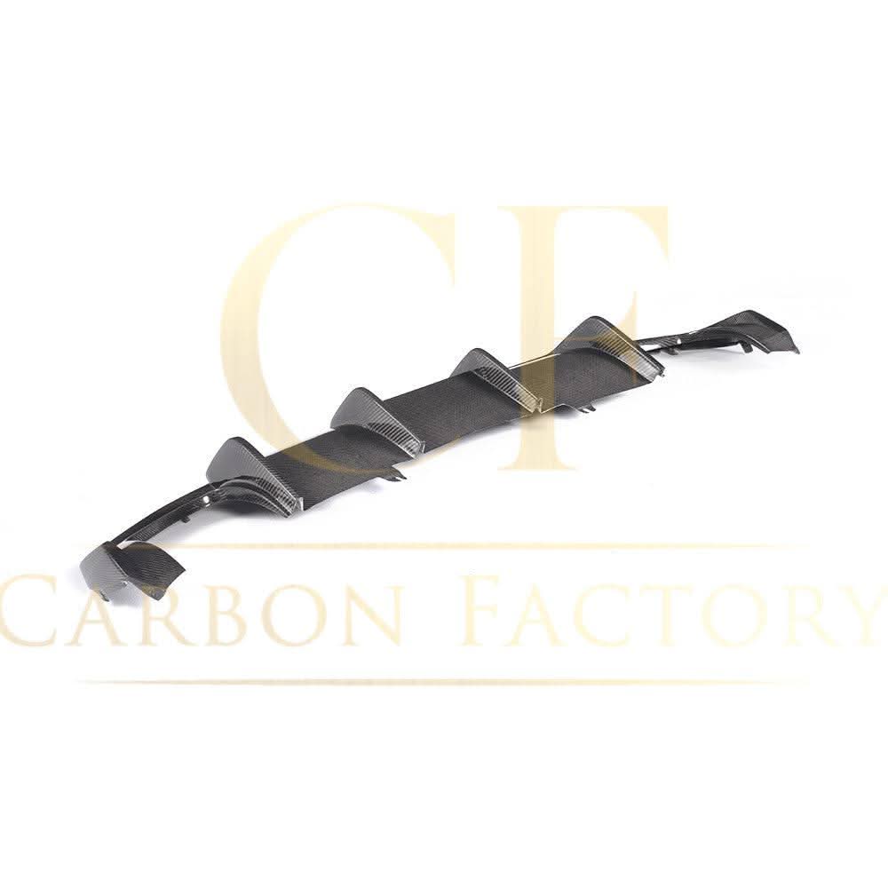 V Style Carbon Fibre Rear Diffuser for Audi A4 B9 Non S Line 16-18